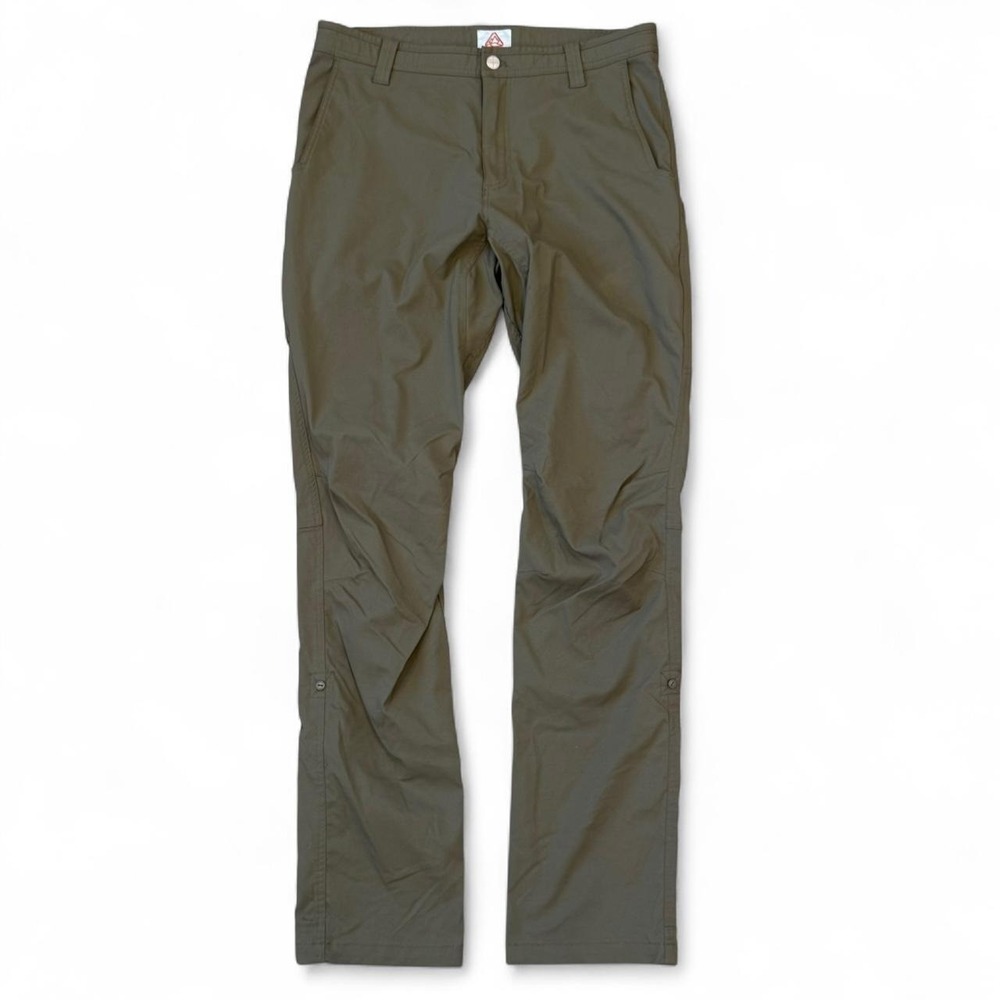 Livsn Ecotreck Olive Green Trail Pants Men's Size 33x34 Outdoors Workwear Casual